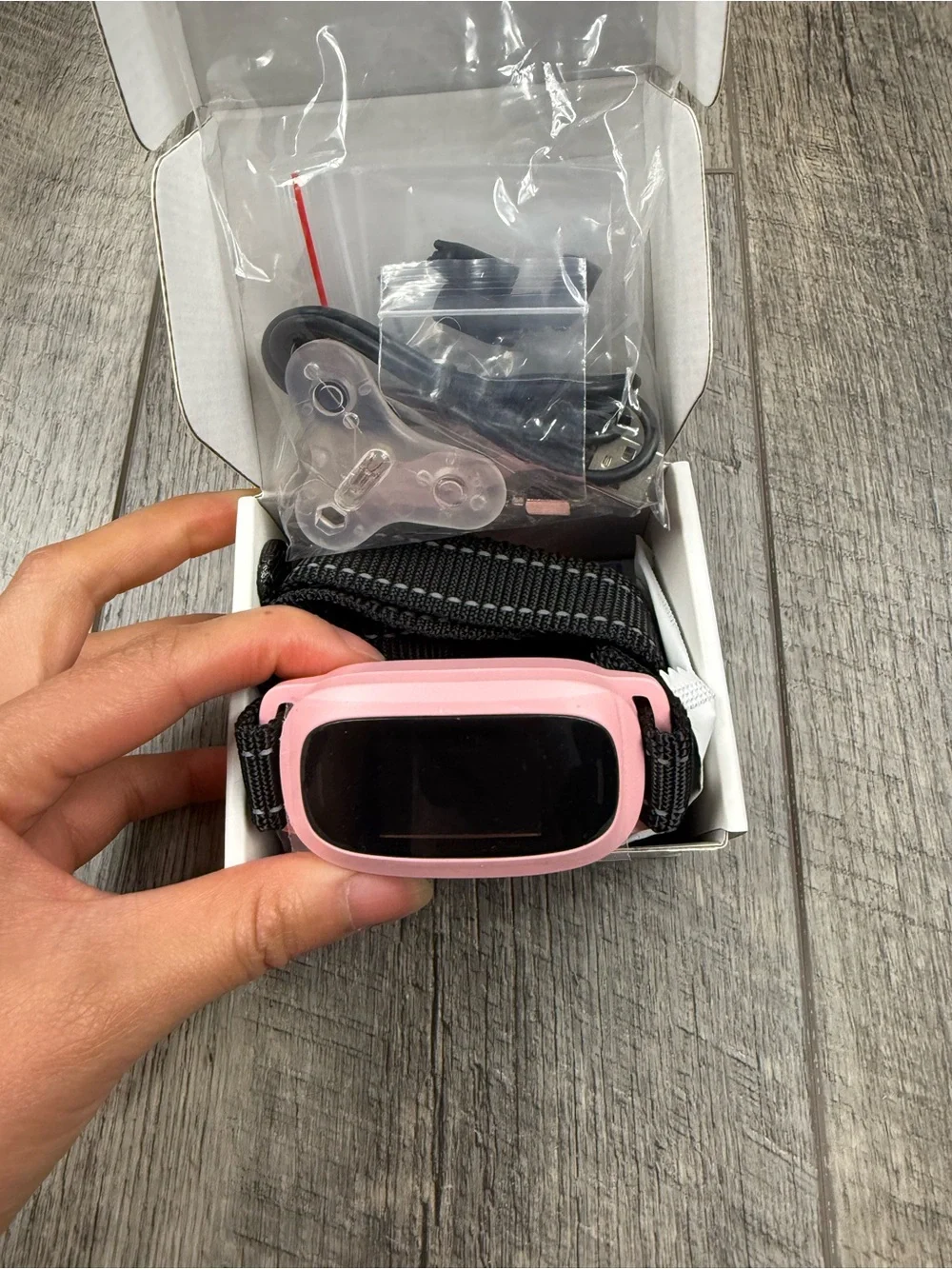 Oliry Pink Bark Control Collar